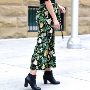 Club Monaco floral culottes